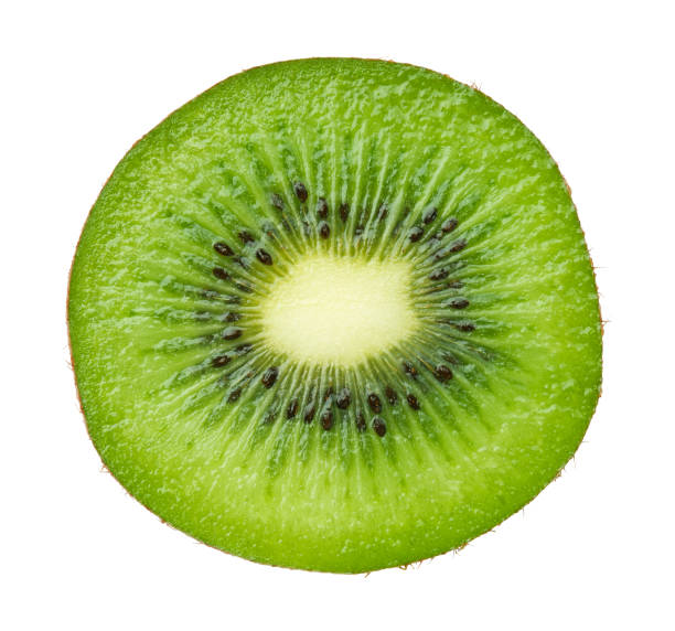 istock Slice of Kiwi Fruit Isolated on White Background 939681618