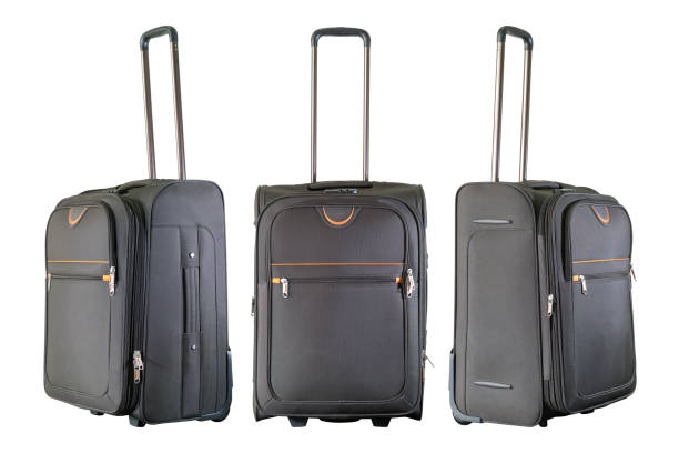 istock Group of brown suitcases 939686984
