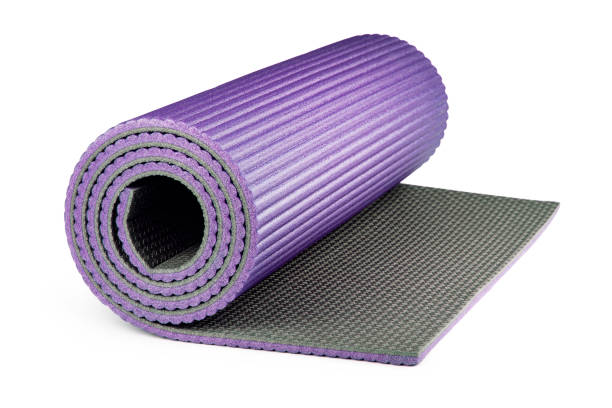 istock Yoga mat isolated on white background 939687242