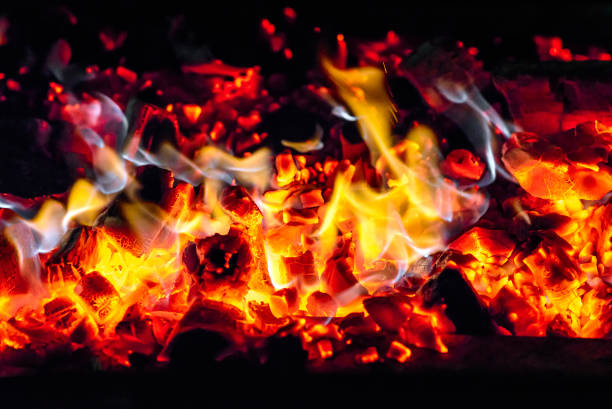 istock Top View Of Empty Hot Charcoal Barbecue Grill 939698598