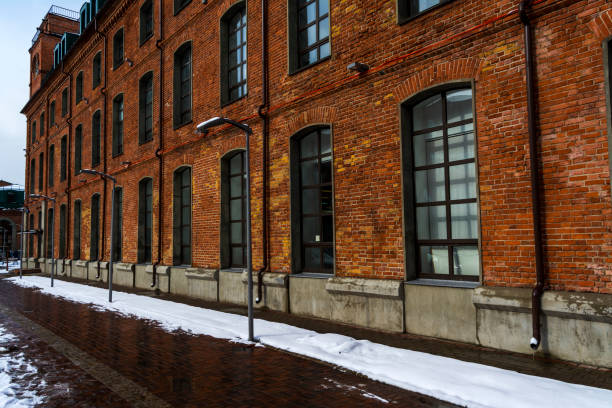 istock Early spring. The red brick house. 939699410