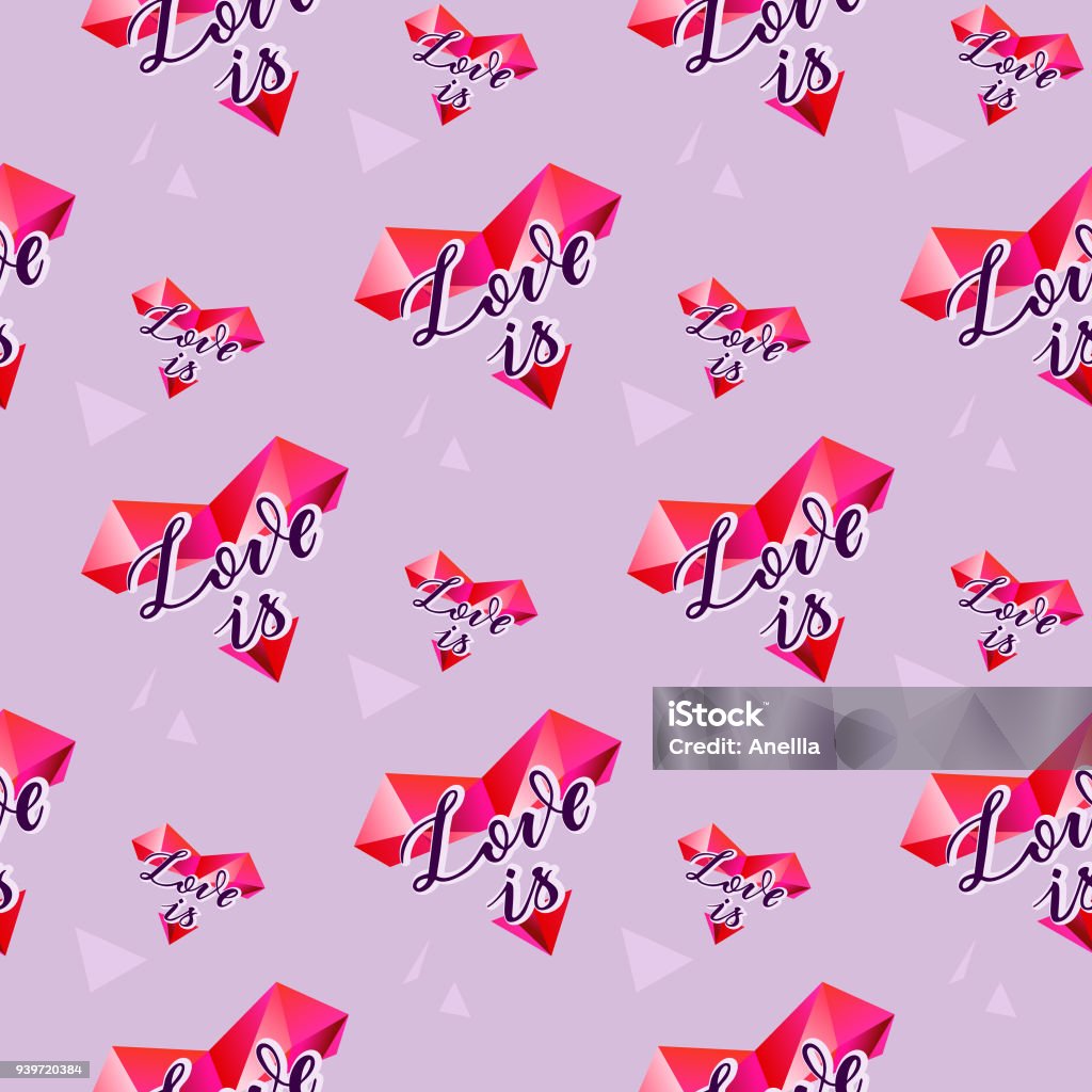 Heart Title Pattern Heart Shape Pattern Stock Illustration - Download Image Now ...