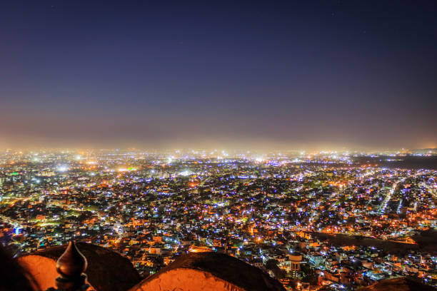 istock Fort in Jaipur at night 939721790