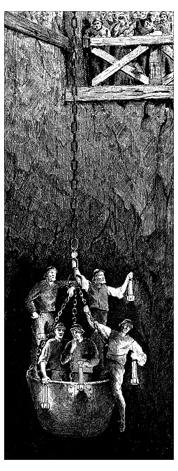 Antique illustrations of England, Scotland and Ireland: Miners