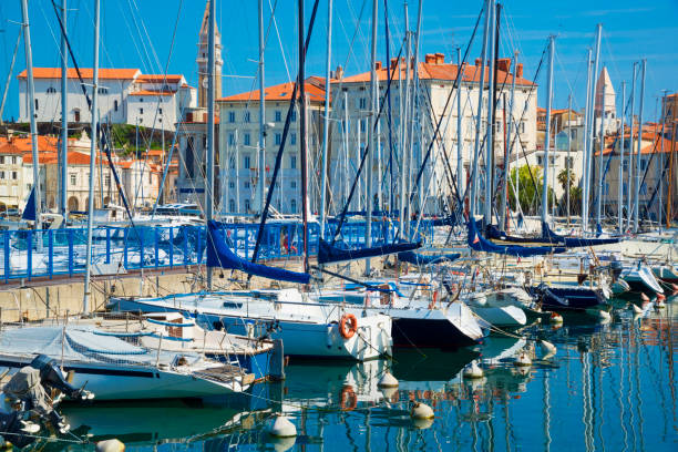 istock Piran harbor, Slovenia 939745516