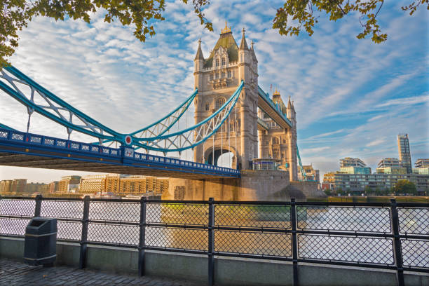istock London - The  Tower bridge and Thames riverside in morning light. 939753654