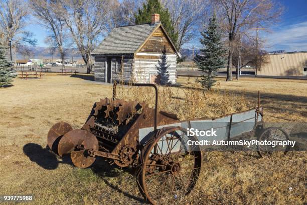 Mormon Pioneer Heritage Park Panguitch Utah Stock Photo - Download Image Now - Mormonism, Day, Utah
