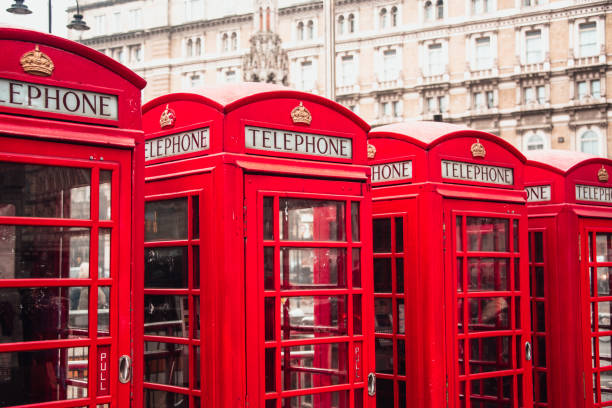 Telephone booths in London