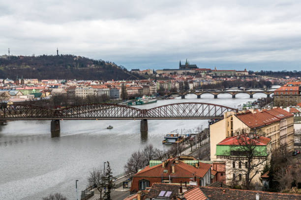istock Bridges over the Vltava river in Prague 939784430