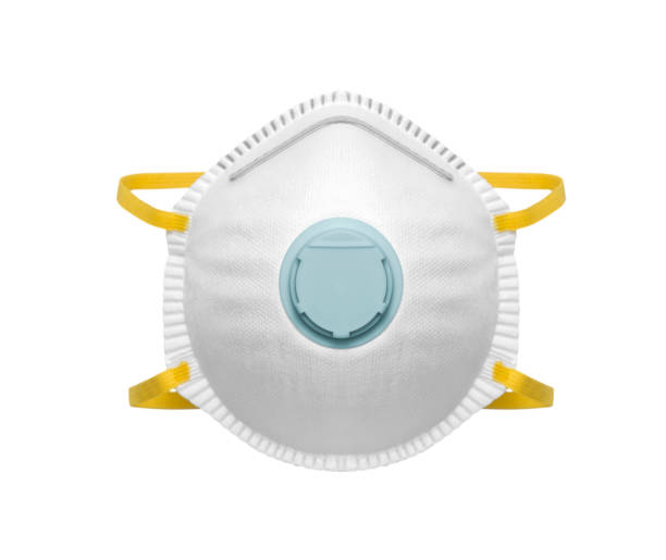 Safety mask for dust protection Safety mask for dust protection on white background, including clipping path restraint muzzle photos stock pictures, royalty-free photos & images