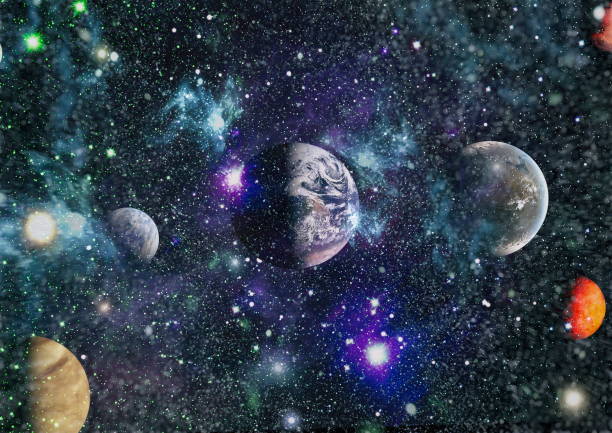 istock planets, stars and galaxies in outer space showing the beauty of space exploration. Elements furnished by NASA 939791424