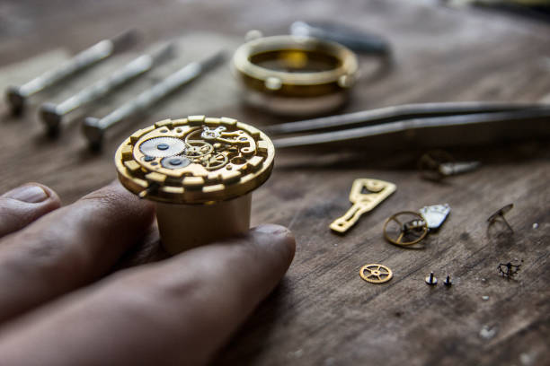 istock Mechanical watch repair 939792590