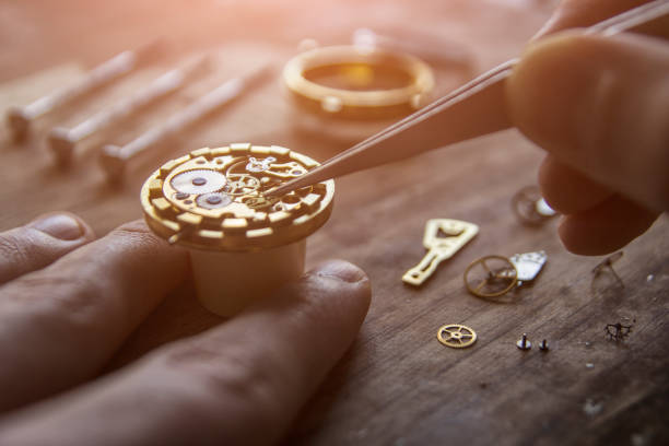 istock Watchmaker is repairing the mechanical watches in his workshop 939794564