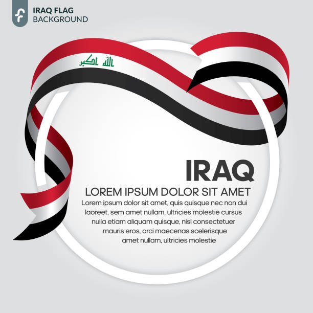 Iraq flag background Iraq, country, flag, culture, background iraqi flag stock illustrations