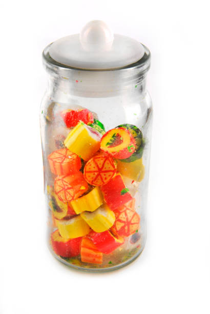 istock jar with rainbow candies isolated on white 939806770