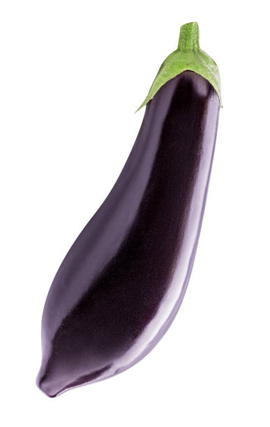 istock Fresh eggplant is isolated on a white background 939808602