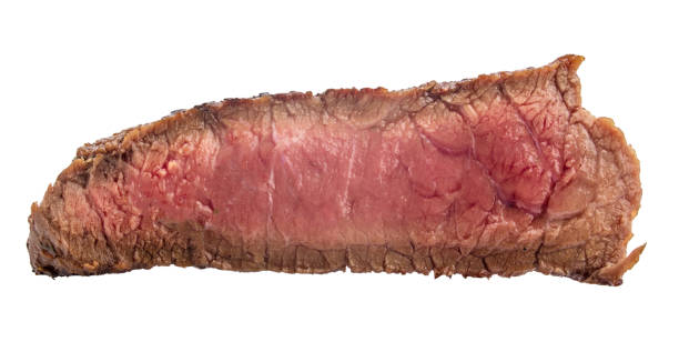 istock Raw beef steak, a piece of meat isolated on white background 939812212