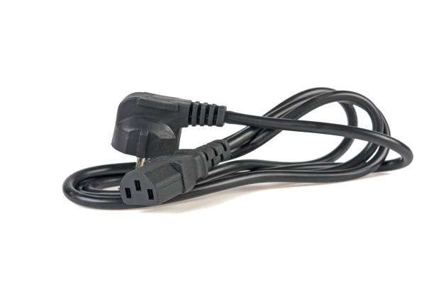 istock power cord isolated on white background 939819438