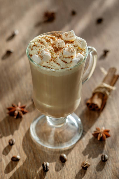 istock Morning fresh coffee with whipped cream and marshmallows 939833274
