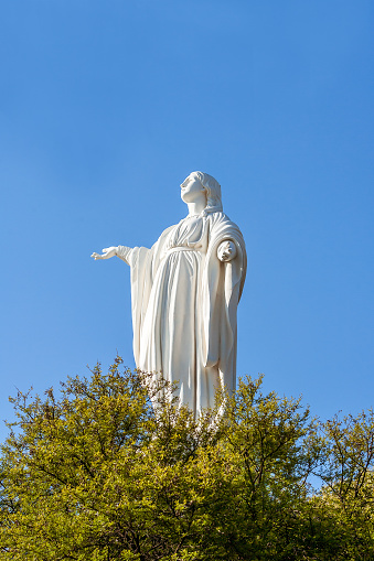 The statue was bought in 1929 but first in 1960 it was erected. The artist remains unknown. It is situated in a public square in La Laguna which used to be the main city on the Spanish Canary Island Tenerife