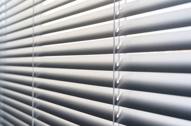 istock Abstract background of horizontal lines, blinds 939845472