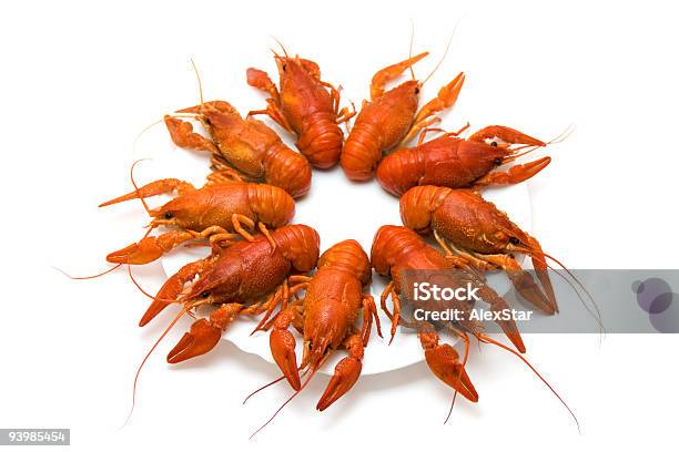 Crayfishes Auf Gericht Stockfoto und mehr Bilder von Essgeschirr - Essgeschirr, Farbbild, Fische und Meeresfrüchte