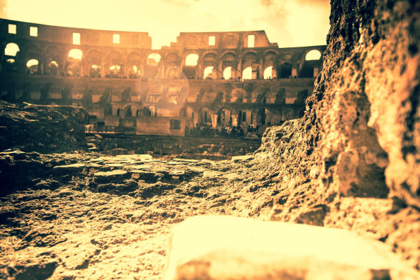 Rome Colosseum Rome Colosseum gladiator stock pictures, royalty-free photos & images
