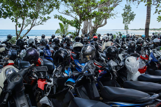 istock Scooters parking on Bali, Indonesia 939866412
