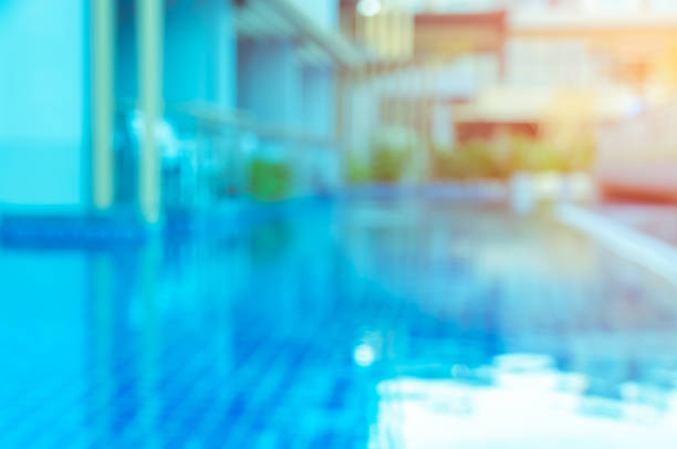 istock Blurry outdoor swimming pool background 939869214