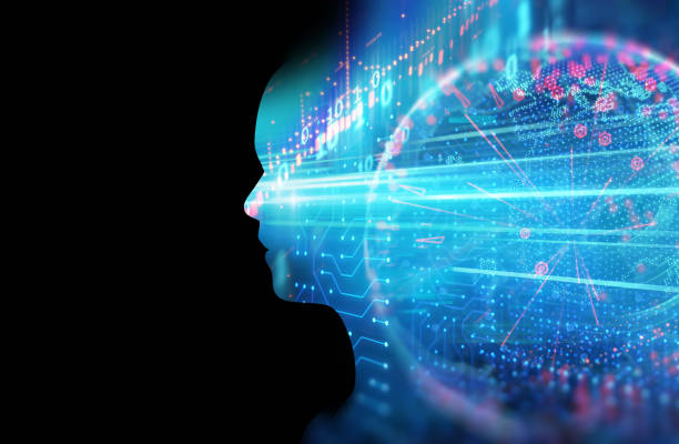 istock double exposure image of virtual human on world map 3dillustration 939873500