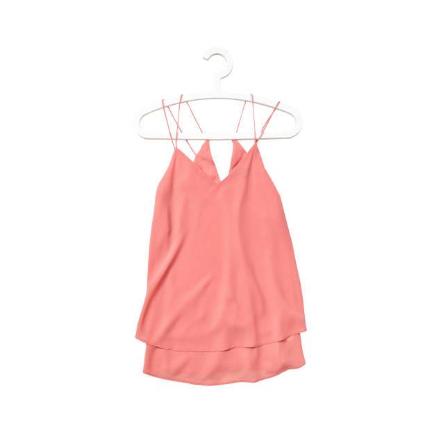 istock Pink top. Fashionable concept. Isolated. White background 939876000