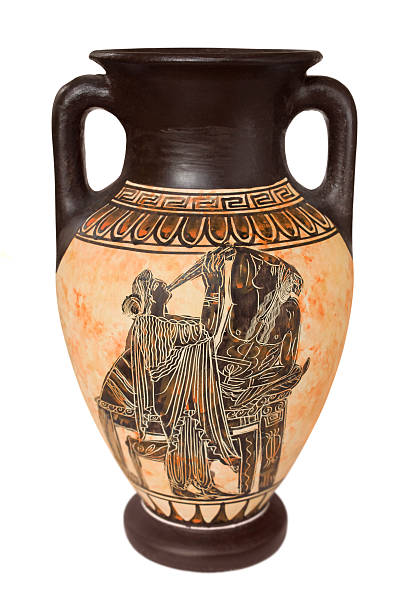 греческий ваза - jug decorative urn ancient greek culture стоковые фото и изображения