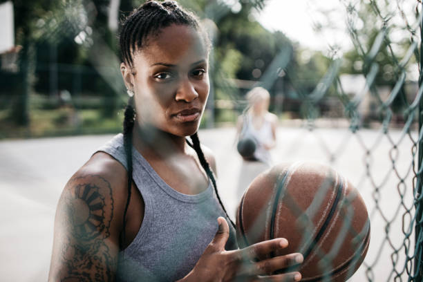 istock Girls on a basketball training 939891208