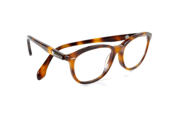 istock Brown Eye Glasses Isolated on White background 939907686
