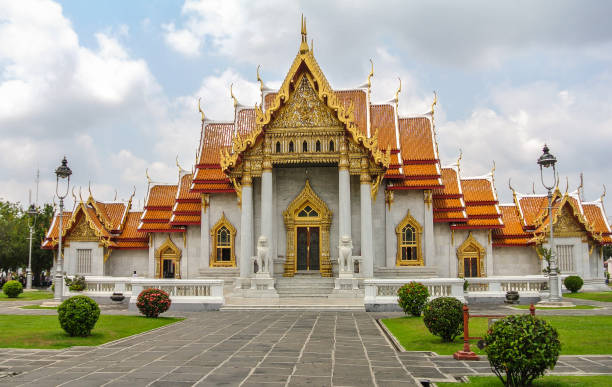 istock Wat Benchamabophit is a Buddhist temple in Bangkok Thailand. 939910438