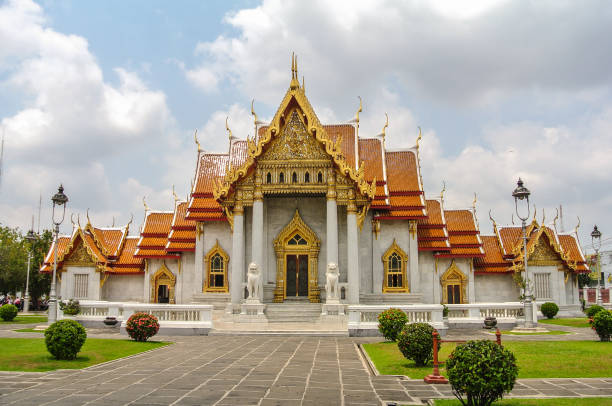 istock Wat Benchamabophit is a Buddhist temple in Bangkok Thailand. 939910504