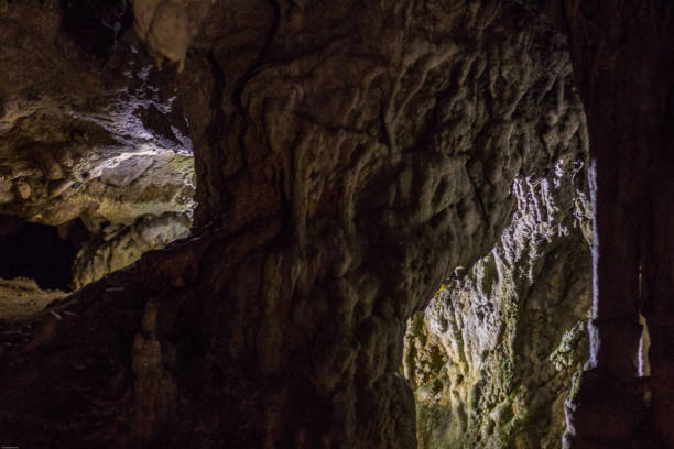 istock Bizarre, fantastic, strange shapes Nature has been forming for centuries: colourful stalagmite, stalactites, stalagnates, dendrites, rocks. Uhlovitsa cave, Rodopi mountain, Bulgaria 939938596