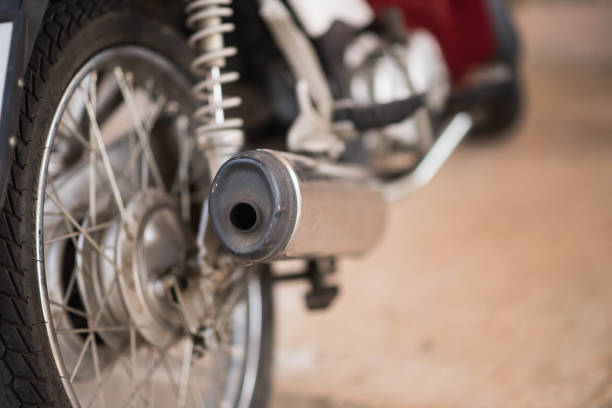 istock exhaust pipe of motorcycle 939938832