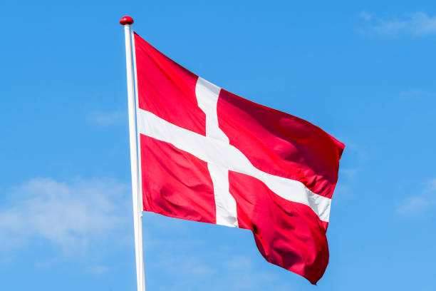 istock Flag of Denmark in red and white colors 939942036