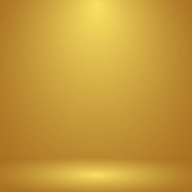 istock Luxury Gold Studio room background with Spotlights well use as Business backdrop, Template mock up for display of product,  illustration 939942324