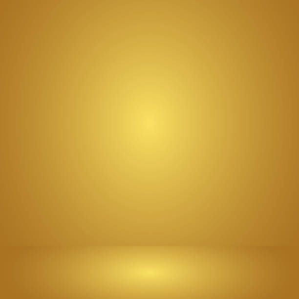 istock Luxury Gold Studio room background with Spotlights well use as Business backdrop, Template mock up for display of product,  illustration 939942956
