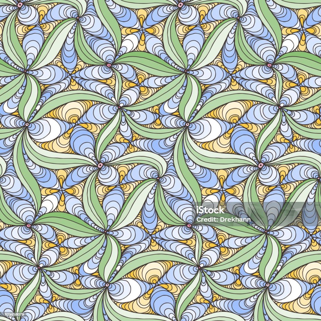 Pattern Ink Doodle Vector Doodle Seamless Pattern With Ink Brush Or Pen Strokes Stock ...