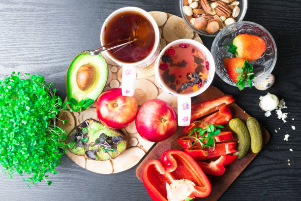 istock health breakfast with egss, vegetables, fruits 939962908