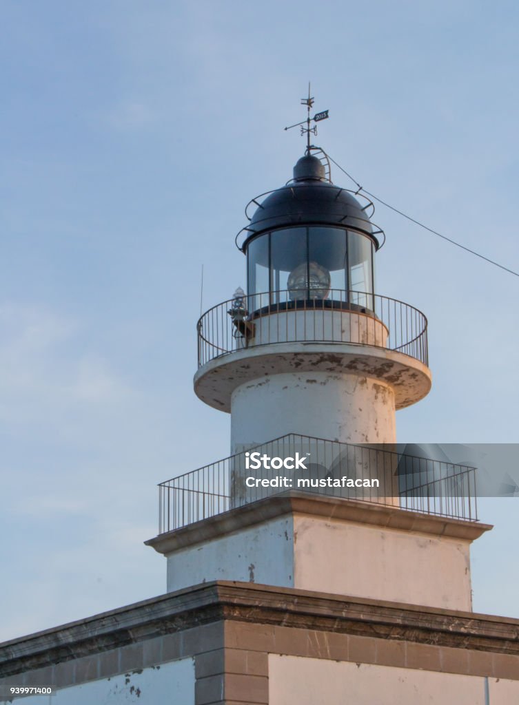 Lighthouse of Cap Creus Lighthouse of Cap Creus, peninsula and a headland located at the far NE of Catalonia in Spain Architecture Stock Photo