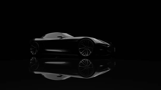 istock black sportscar studio shot 939990330