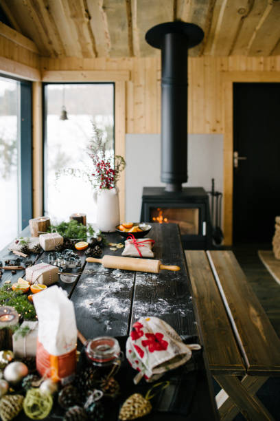 istock Christmas - living room still life 940002342
