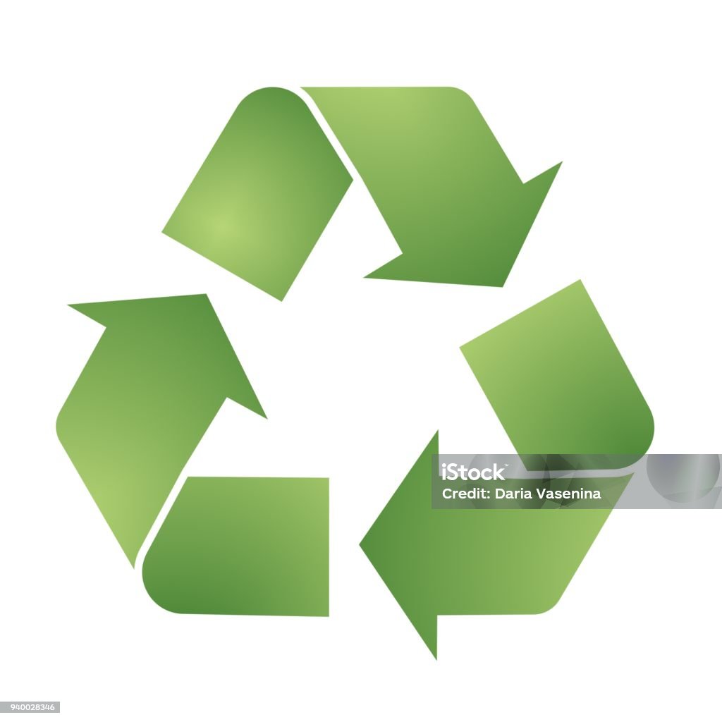 Vector recycle symbol for eco environments. Recycle , circle, natural, green, ecology, recycling set of round symbol icon vector design Recycling Symbol stock vector