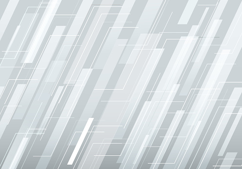 Grey Abstract background of digital technology connect line.
