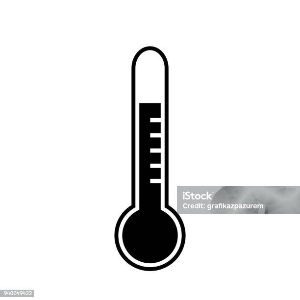 Temperature Level Heat Levels Icon Stock Illustration - Download Image Now - Thermometer, Aspirations, Icon Symbol