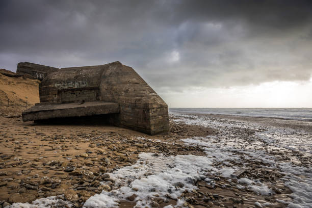 Grand Pointe casemate in Olonne sur Mer (Vendee, France)